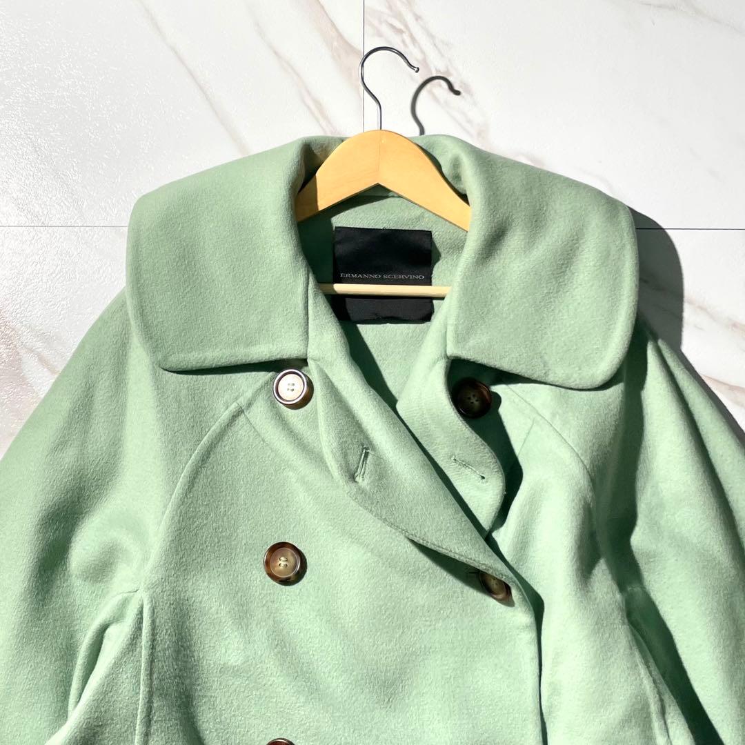 入手困難✨ エルマンノシェルビーノ ロングコート ダブルブレスト ウール