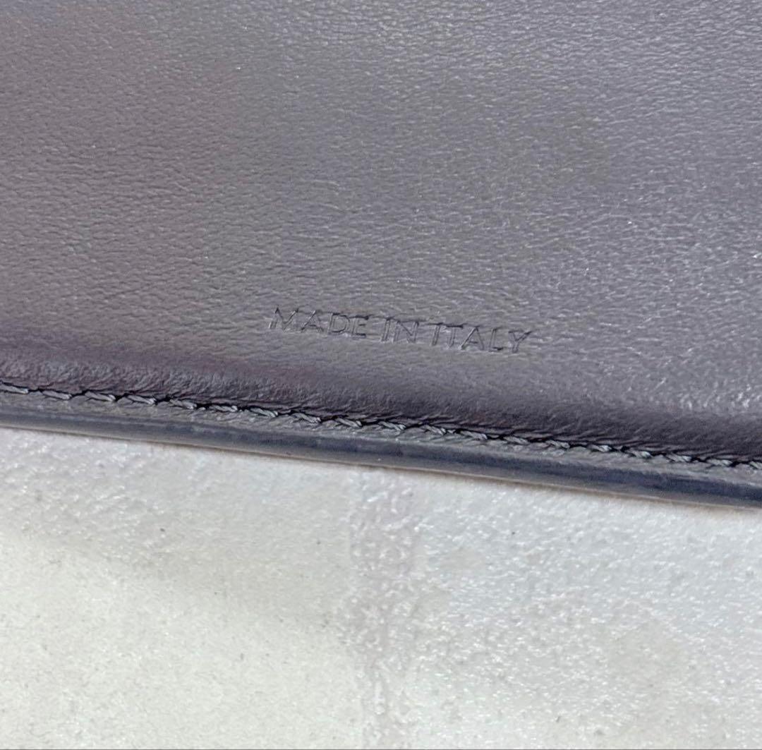 美品✨CELINE セリーヌ 折財布 スモールストラップウォレット グレー