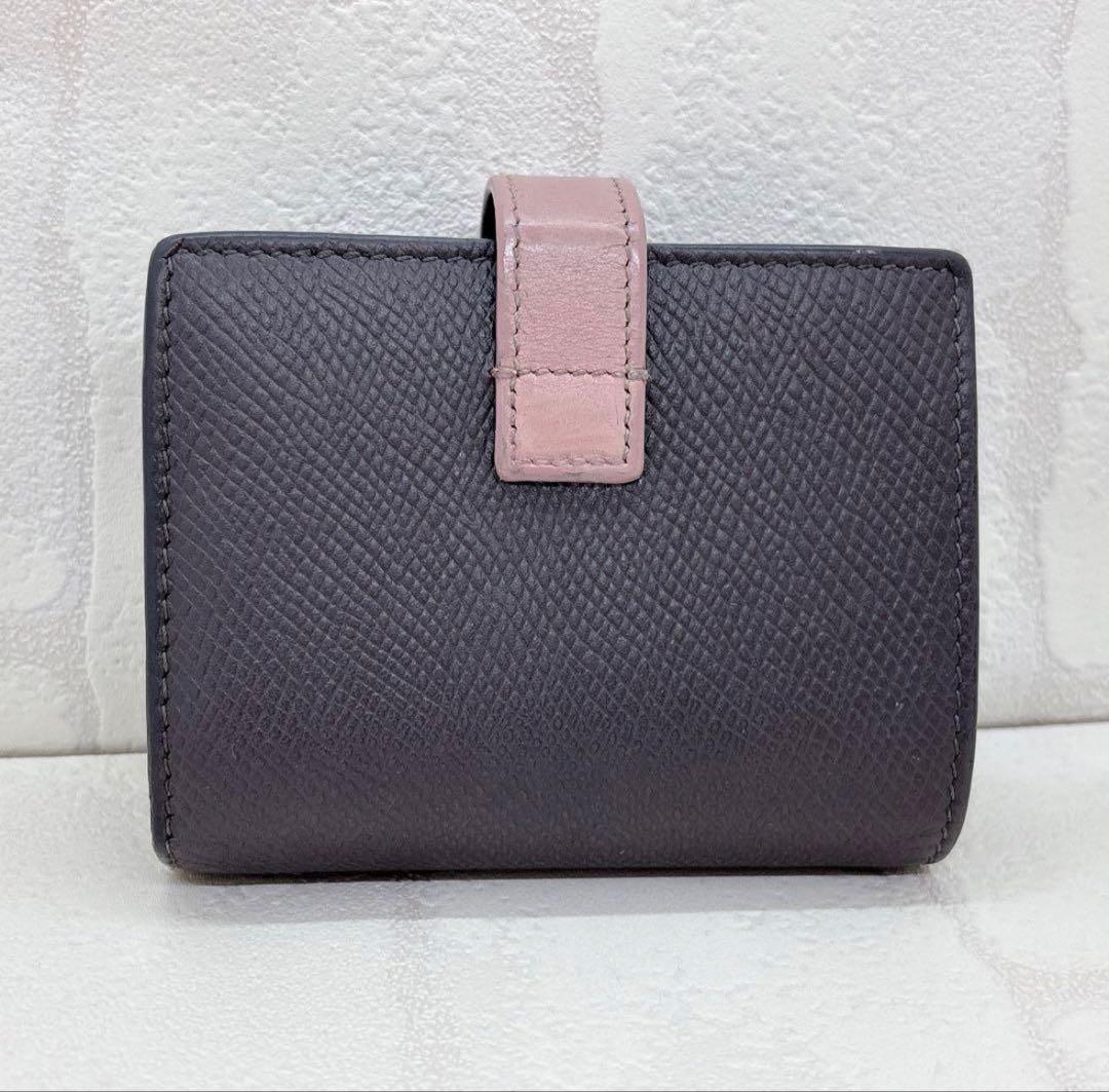 美品✨CELINE セリーヌ 折財布 スモールストラップウォレット グレー