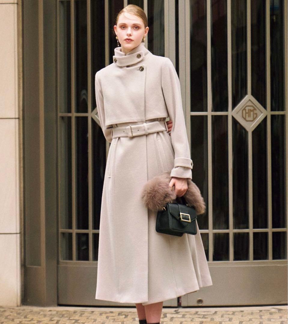 Noela 2wayウールトレンチコート