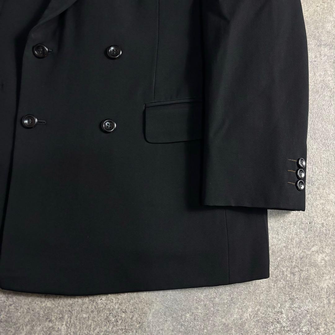 【vintage】セットアップ ダブル ブラック 極上ウール ディオールネクタイ