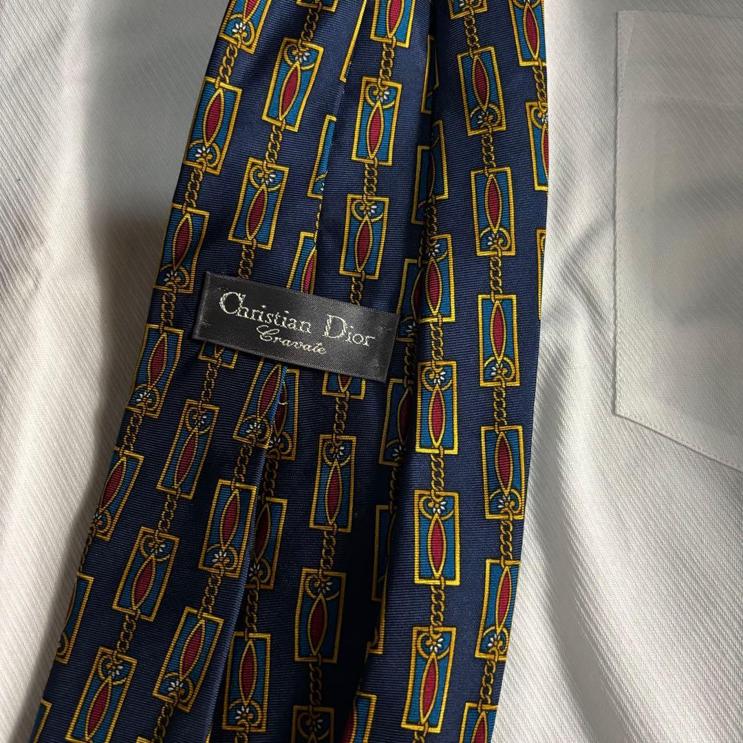 【vintage】セットアップ ダブル ブラック 極上ウール ディオールネクタイ