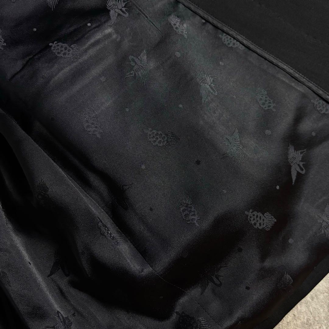 【vintage】セットアップ ダブル ブラック 極上ウール ディオールネクタイ