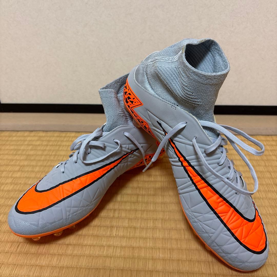 正月セール！　Nike ハイパーヴェノムAG グレー/オレンジ