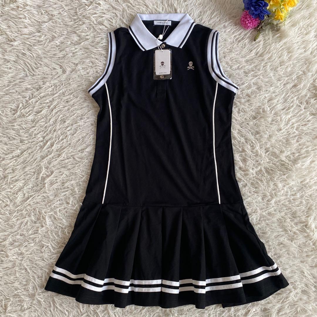 マークアンドロナワンピース　ブラック　ホワイト　ロゴ