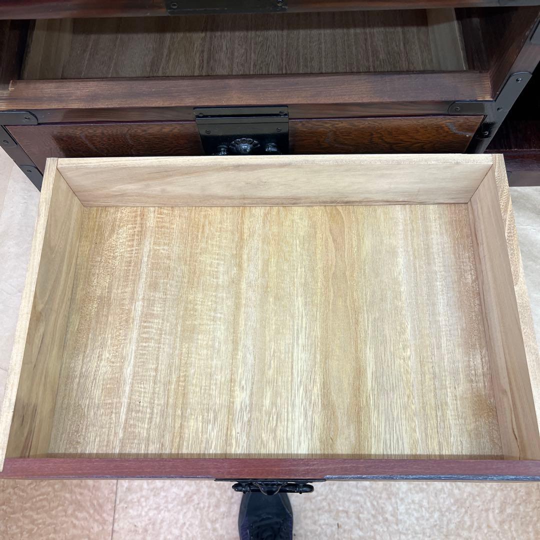 r*y様 アンティーク家具　箪笥　ロック付　昭和レトロ