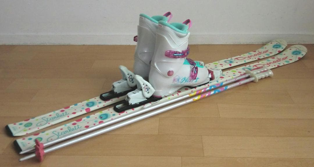 ■1月限定■送料無料■ダイナスター■ジュニアスキーセット■140/24■WAX■