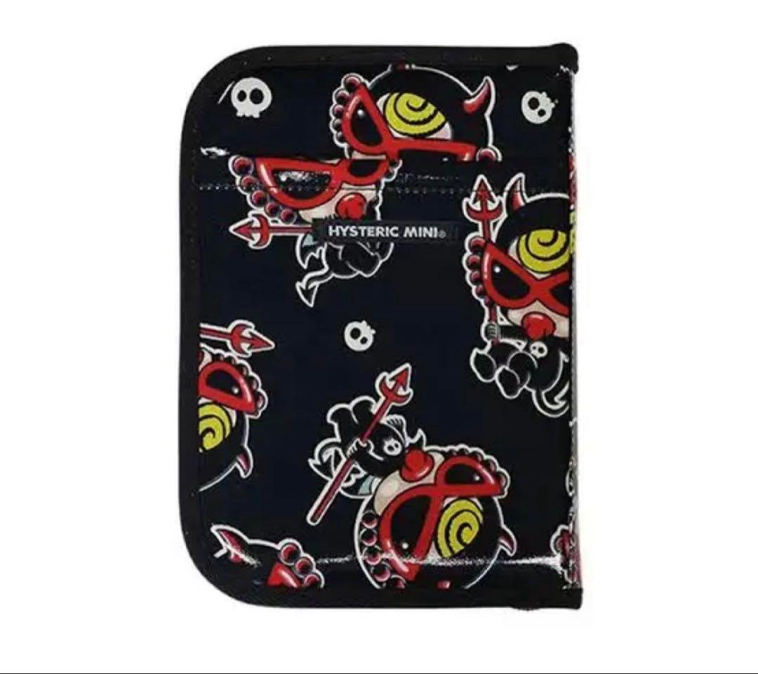 ヒステリックミニ 母子手帳ケース デビル ブラック L