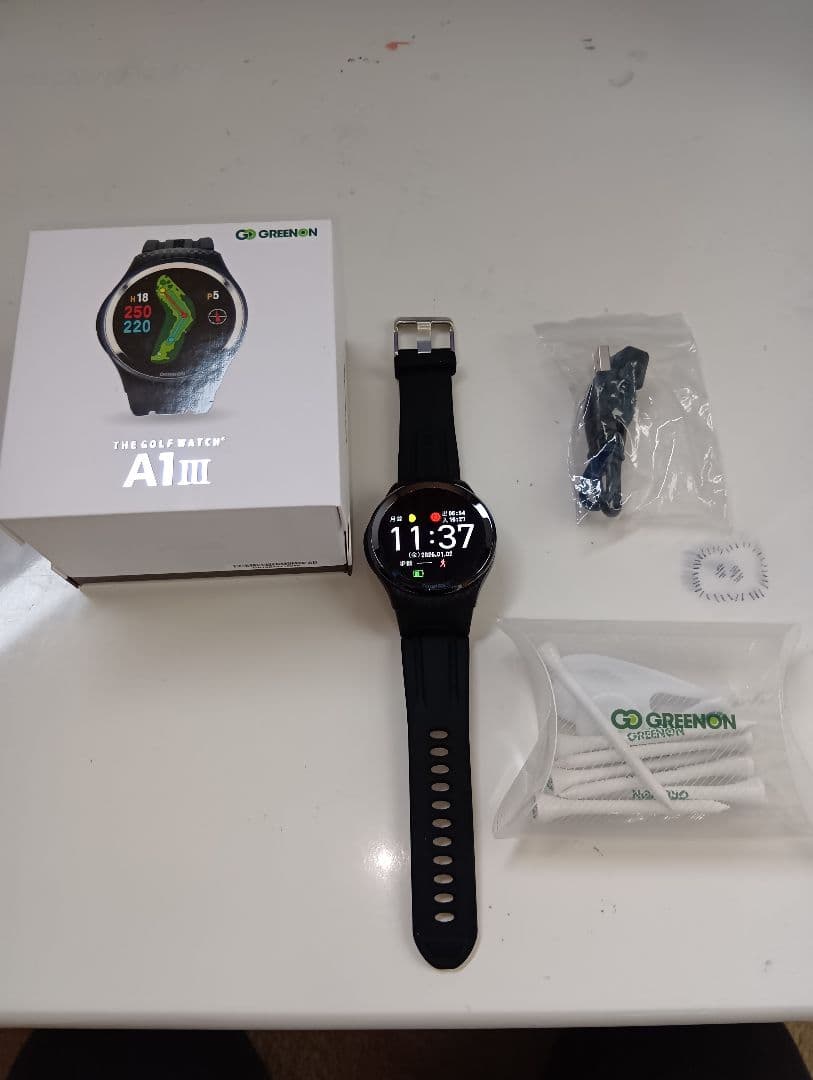T*o様 ☆美品☆GREENON ゴルフウォッチ A1 III オマケ付