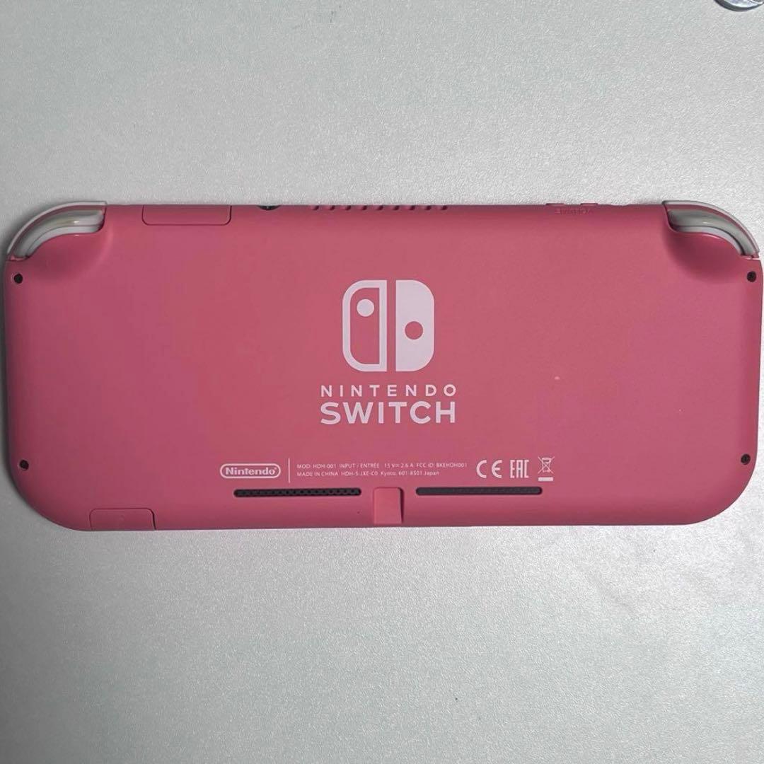 Nintendo Switch Lite コーラル ケース付き