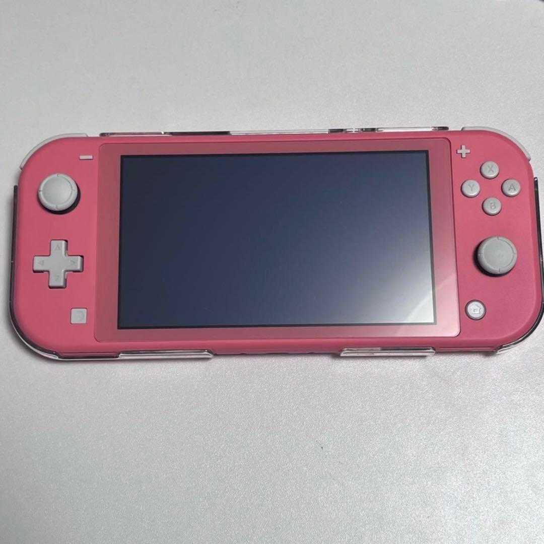 Nintendo Switch Lite コーラル ケース付き