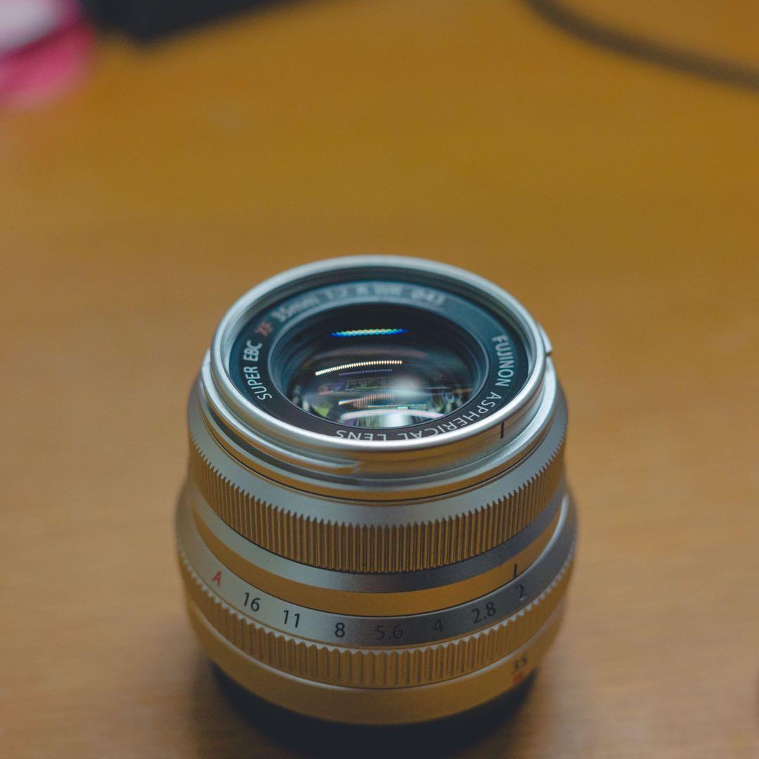 xf35mm f2 r wr 単焦点レンズ シルバー