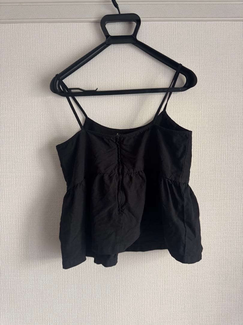 COMCOM / ポリエステル縮絨　ビスチェ