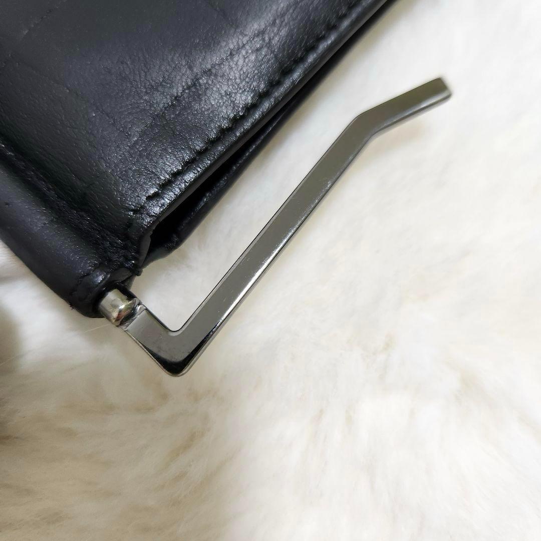 ✨極美品　付属品あり✨サンローラン　マネークリップ　YSL クロコ　レザー