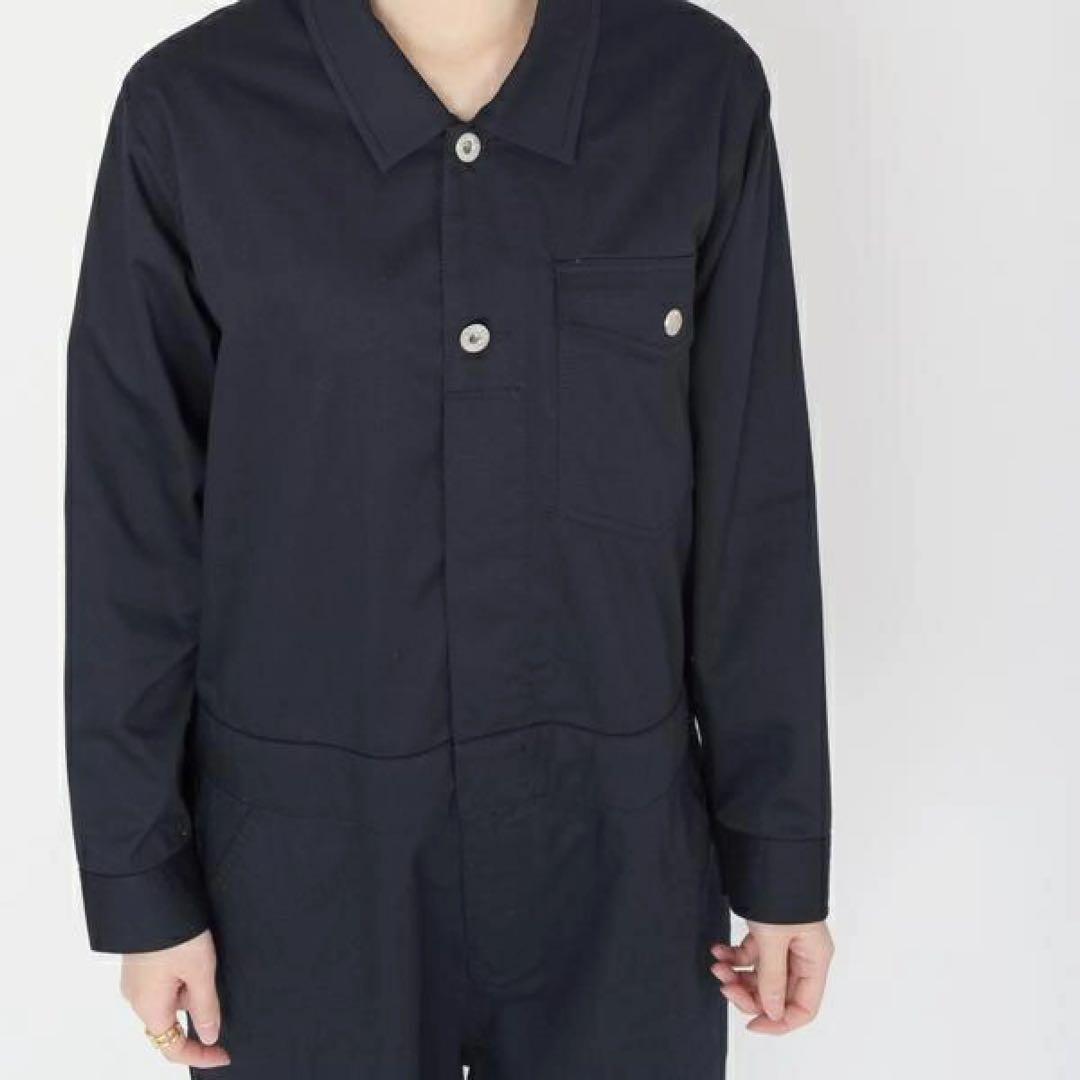 SHIPS別注 UNIVERSAL OVERALL ジャンプスーツ 黒 ブラック