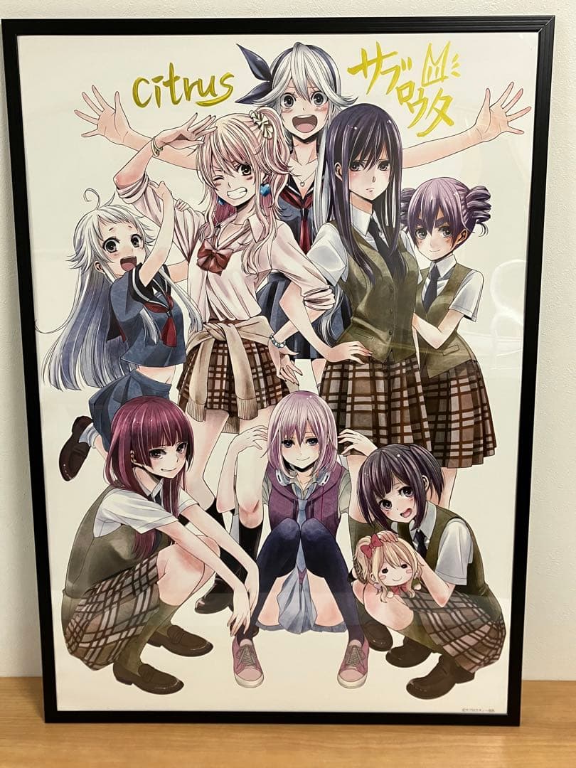 citrus サブロウタ　直筆サイン　B2 サイズ　ポスター