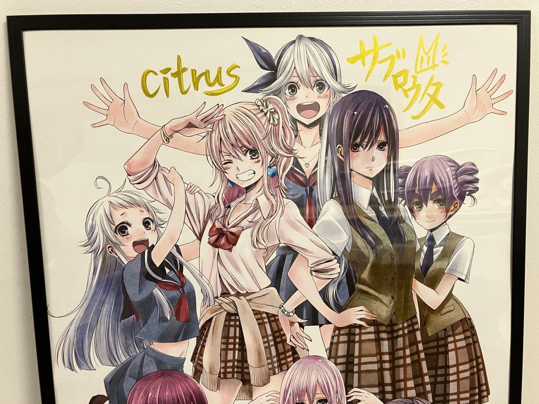 citrus サブロウタ　直筆サイン　B2 サイズ　ポスター
