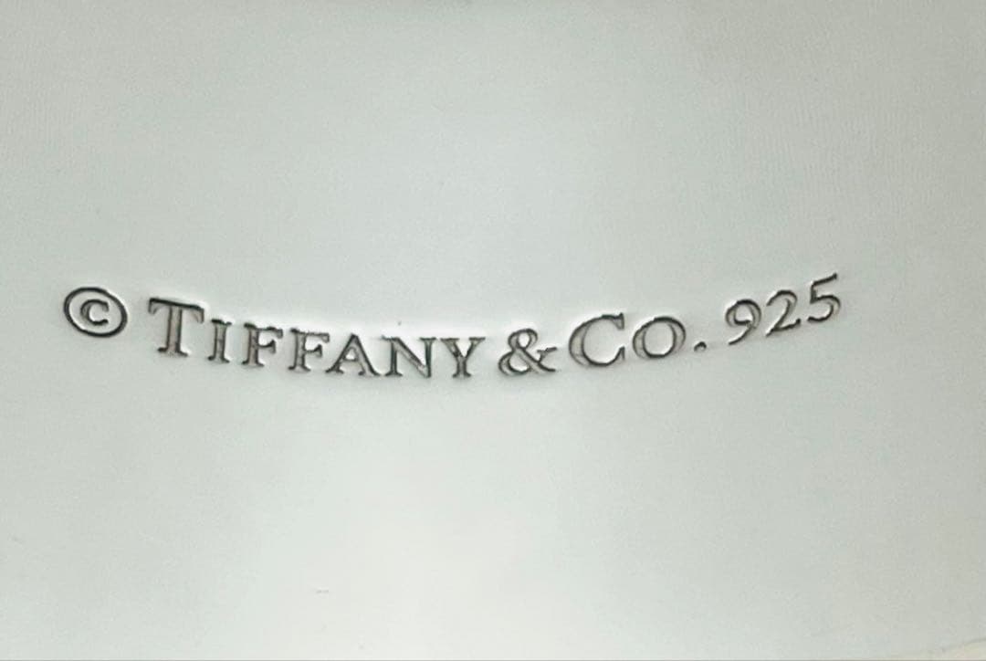 h196 美品　希少　ティファニー　ノーツ　ワイド　カフ　バングル　925