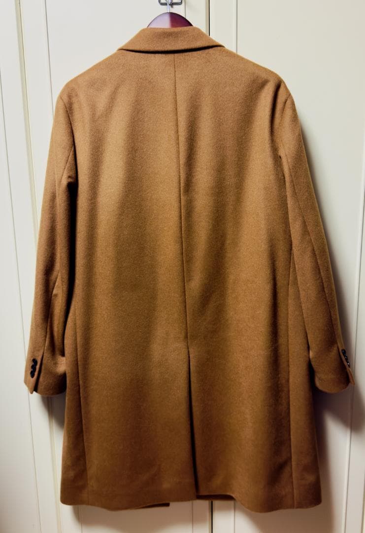 UNIQLO ユニクロ ウールカシミヤチェスターコート ブラウン XL