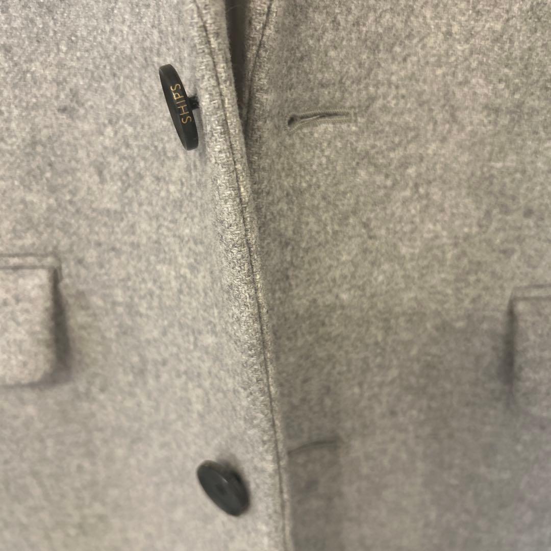 SHIPS チェスターコート カシミア グレー 36