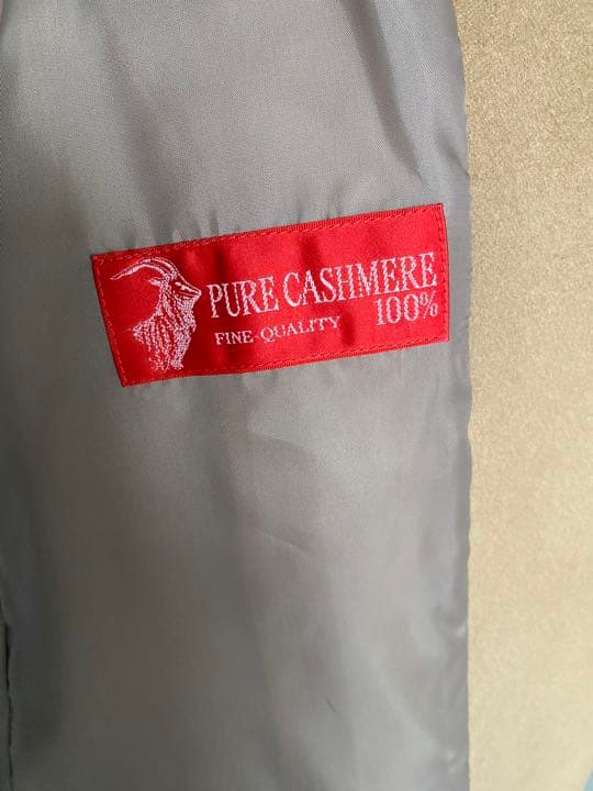 【チェスターコート】キャメル　カシミヤ100% 高島屋