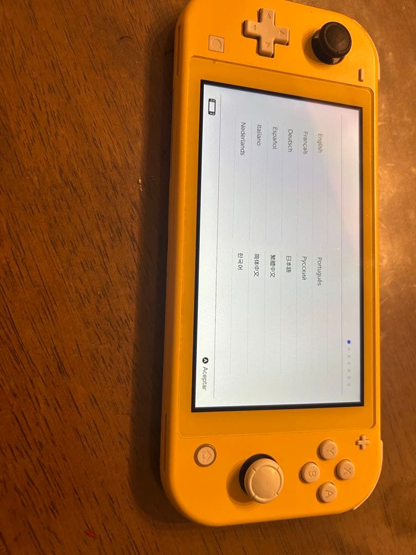 【ジャンク品】Nintendo Switch Lite イエロー 本体のみ