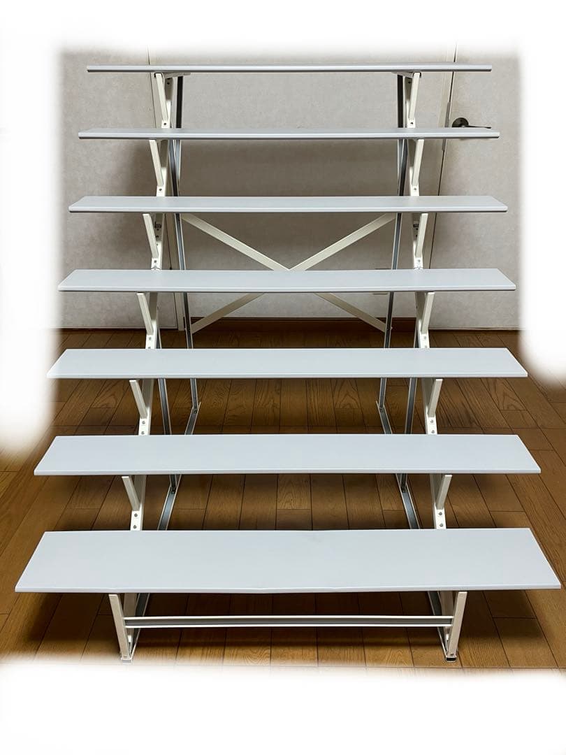 【値下げ】　お雛段　スチール段　35号7段　お雛様　コレクション　収納　棚