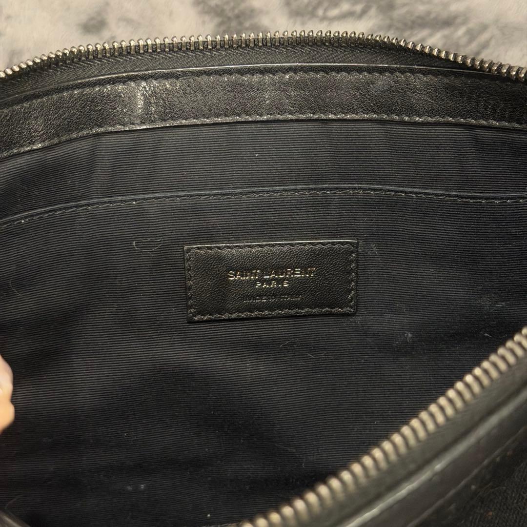 鞠*山様 【即発送】サンローラン リヴゴーシュ クラッチバック