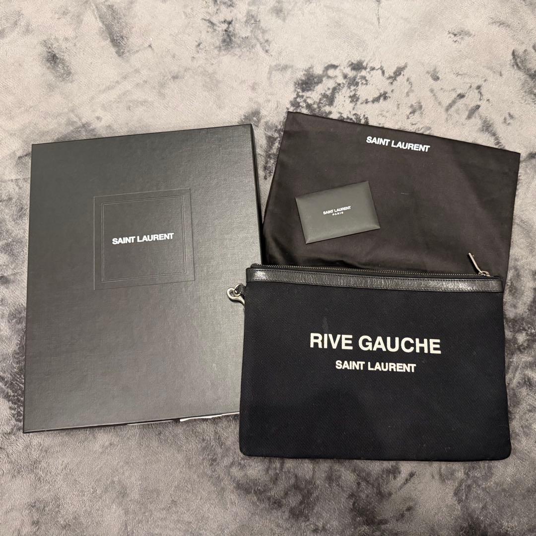 鞠*山様 【即発送】サンローラン リヴゴーシュ クラッチバック