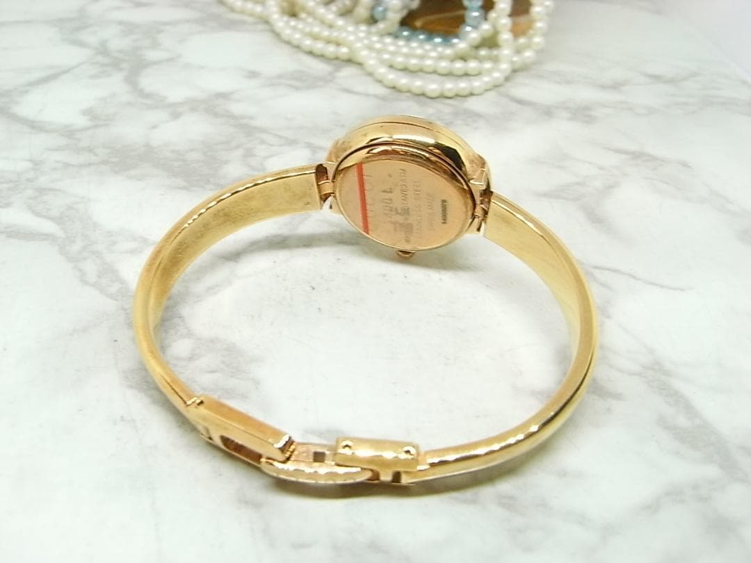 にゃんこ様　美品　グッチ　1400L 　GG文字盤　ピンクゴールド　カラー