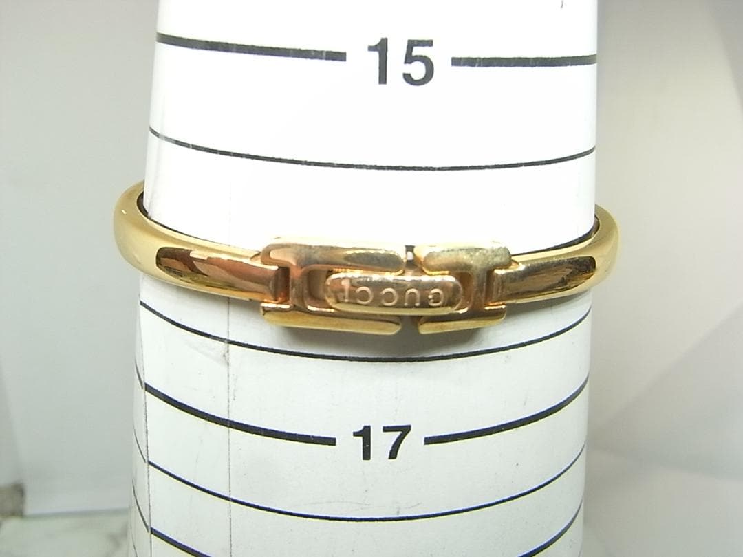 にゃんこ様　美品　グッチ　1400L 　GG文字盤　ピンクゴールド　カラー