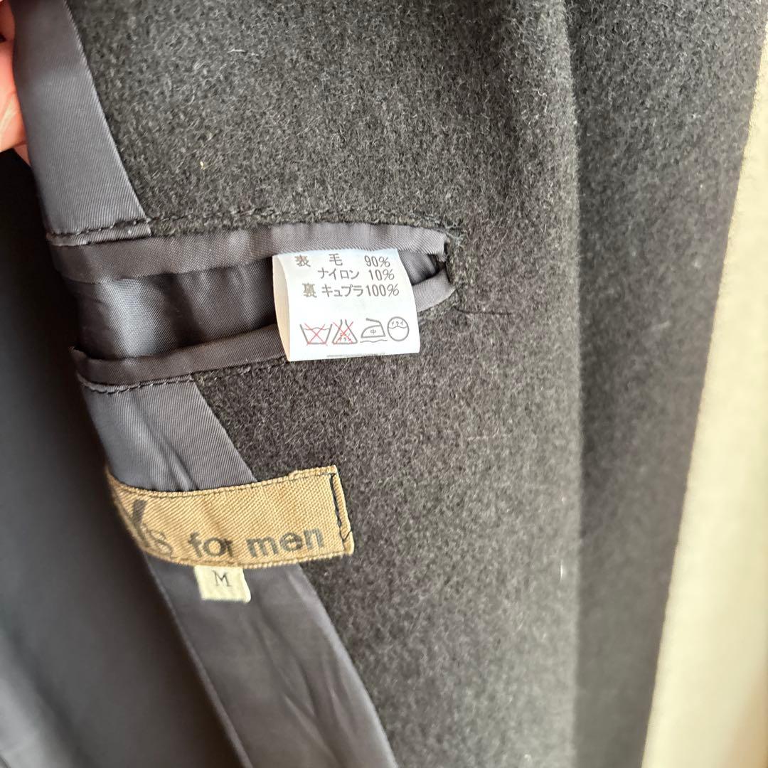 Y.S. for men ダブルブレスト チェスターコート M