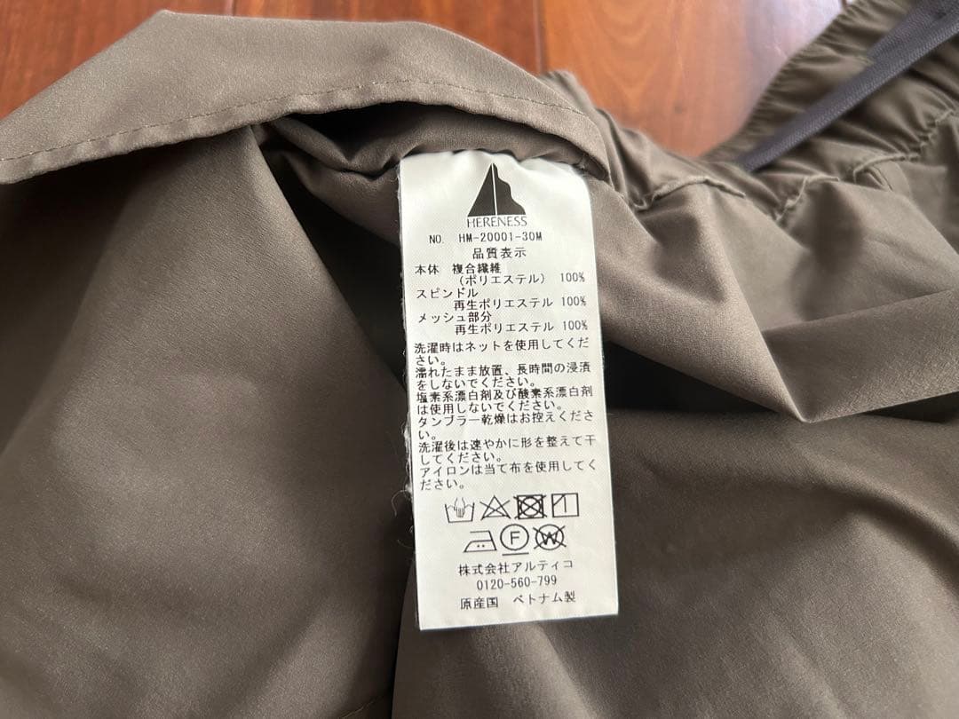 パンツ HERENESS SUGARCANE SHORTS(MEN) M