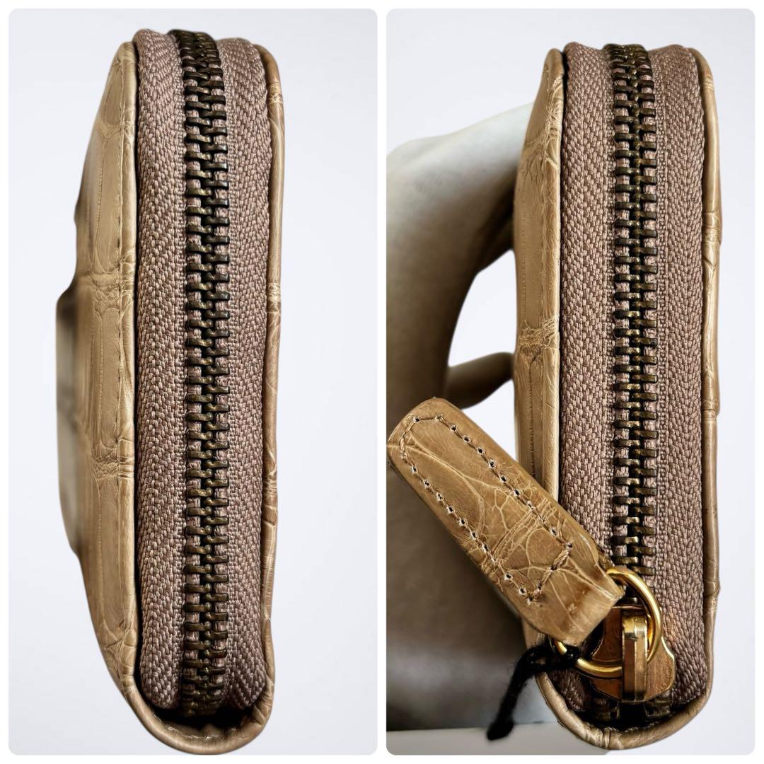 【限界価格/未使用級】 シルヴァーノビアジーニ tutu 長財布 ナイルクロコ