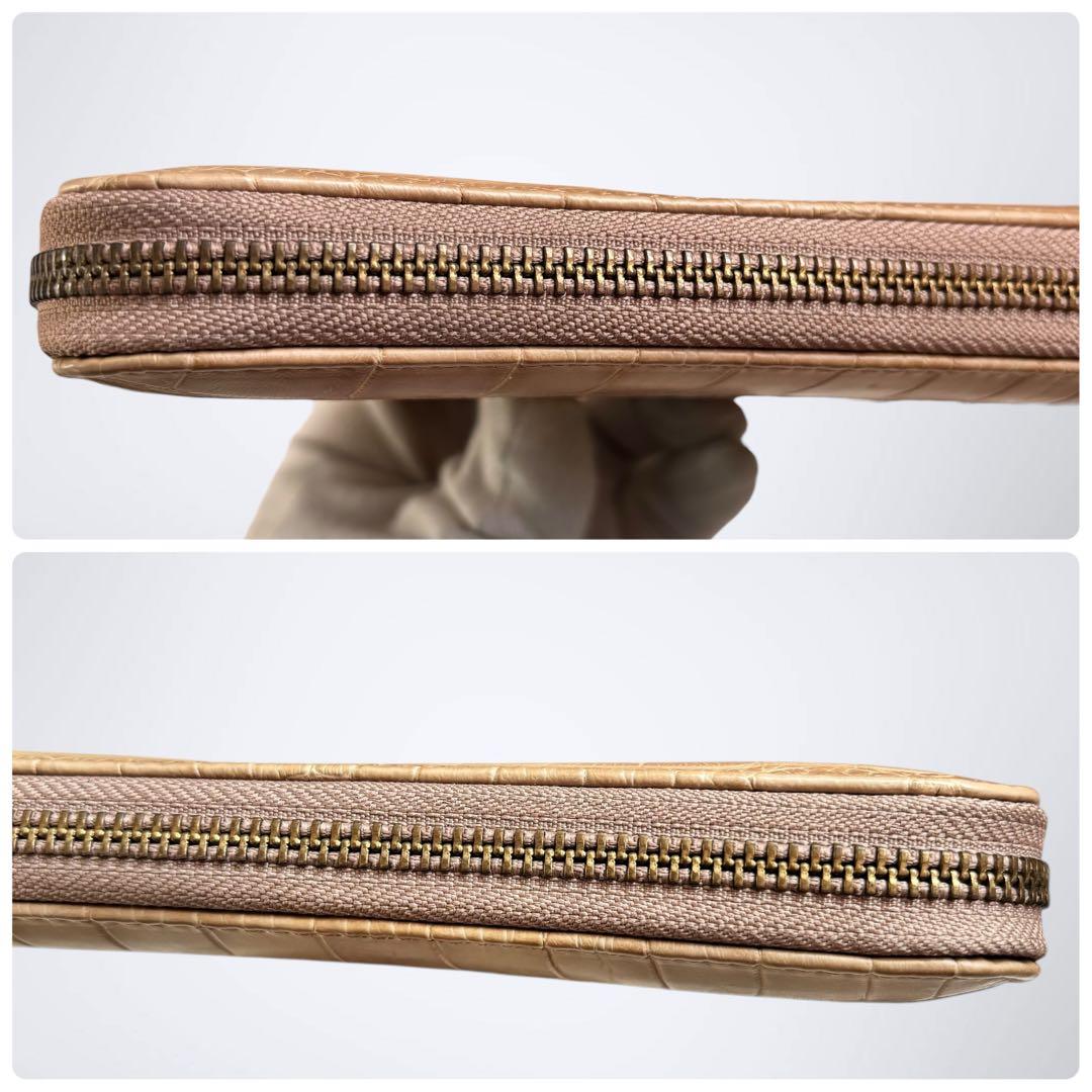 【限界価格/未使用級】 シルヴァーノビアジーニ tutu 長財布 ナイルクロコ