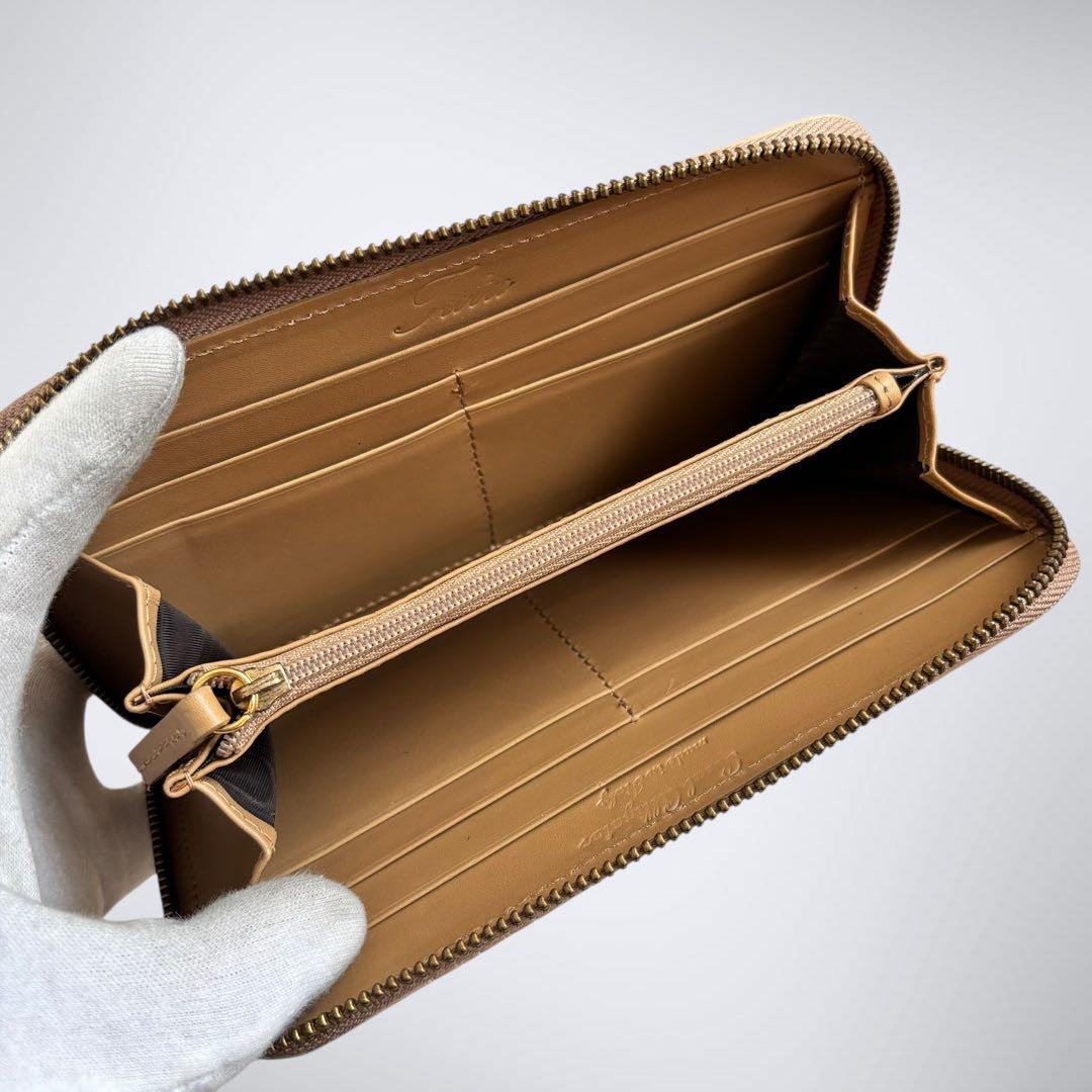 【限界価格/未使用級】 シルヴァーノビアジーニ tutu 長財布 ナイルクロコ