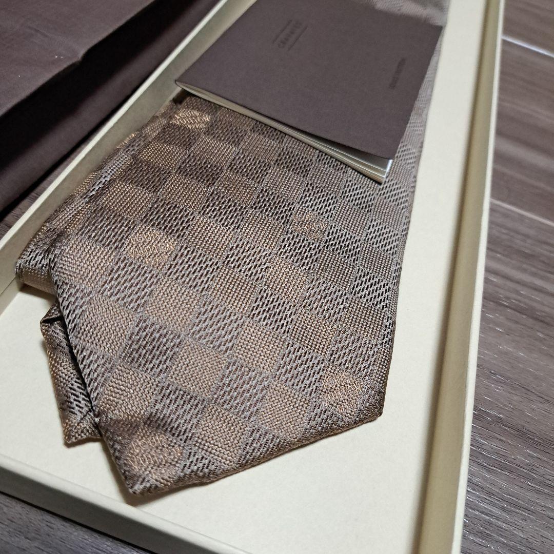 LOUIS VUITTON ダミエ　ネクタイ　美品