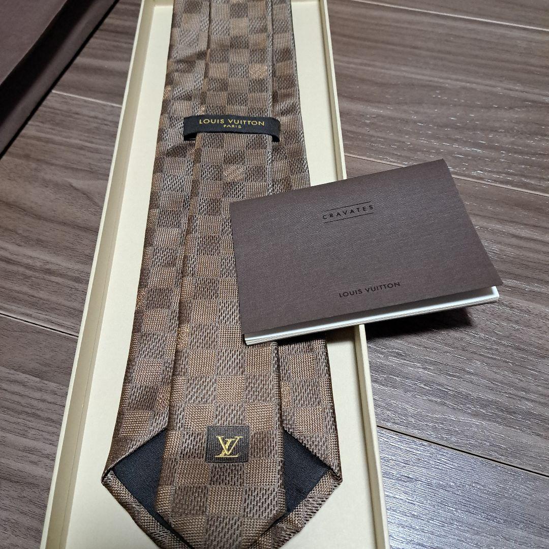 LOUIS VUITTON ダミエ　ネクタイ　美品