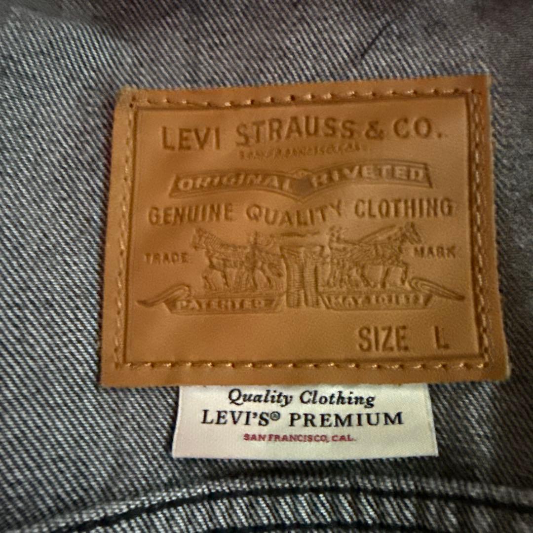 大戦モデルブラック　リーバイス Levi's ブラック デニムジャケット