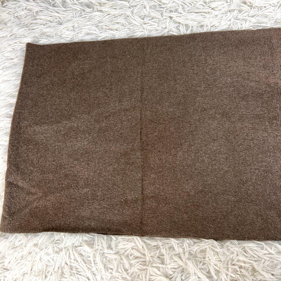 【美品】ブリオーニ　ロングマフラー　シルク100%　ブラウン　イタリア製