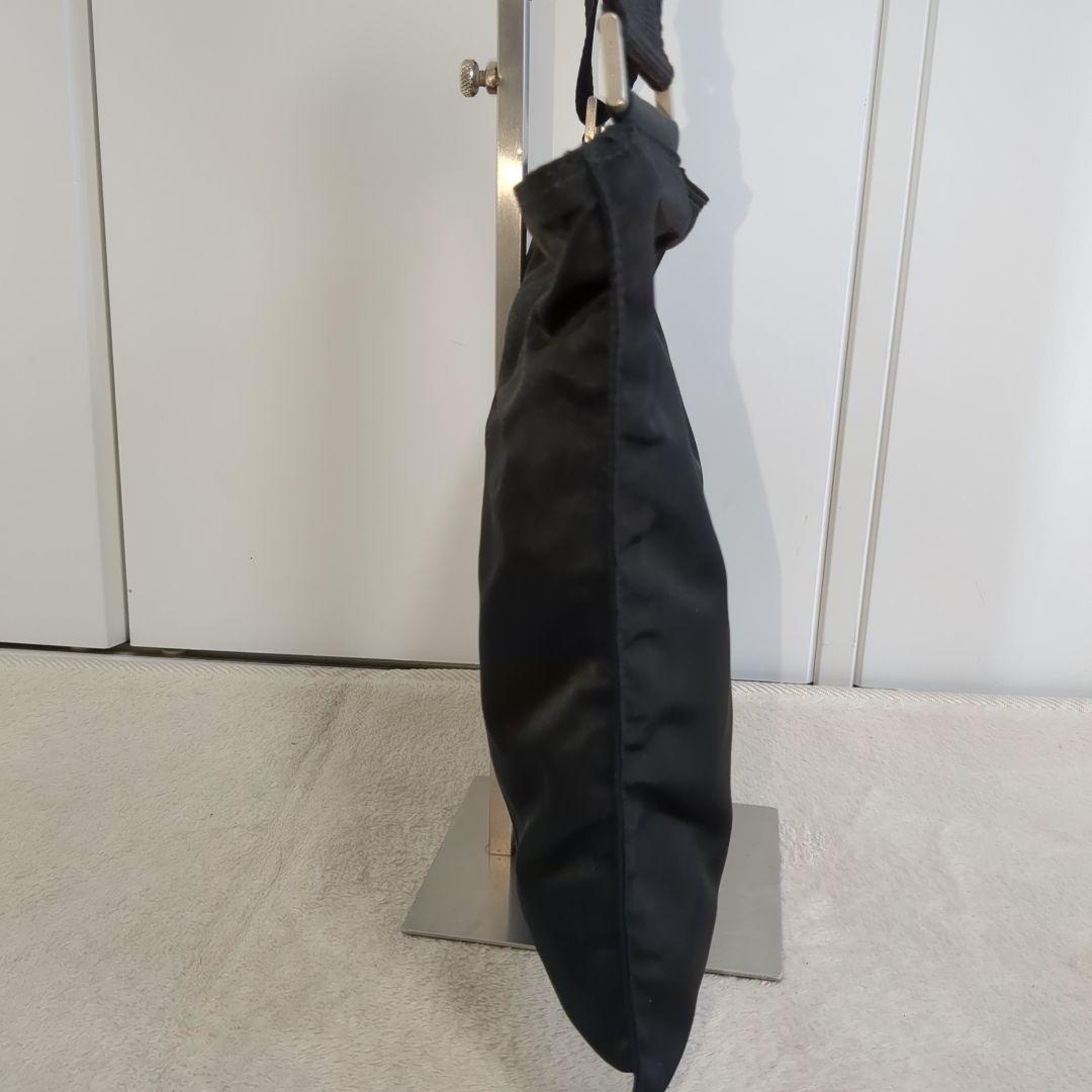 美品 プラダ サコッシュ ショルダーバッグ ブラック 三角ロゴ テスートナイロン