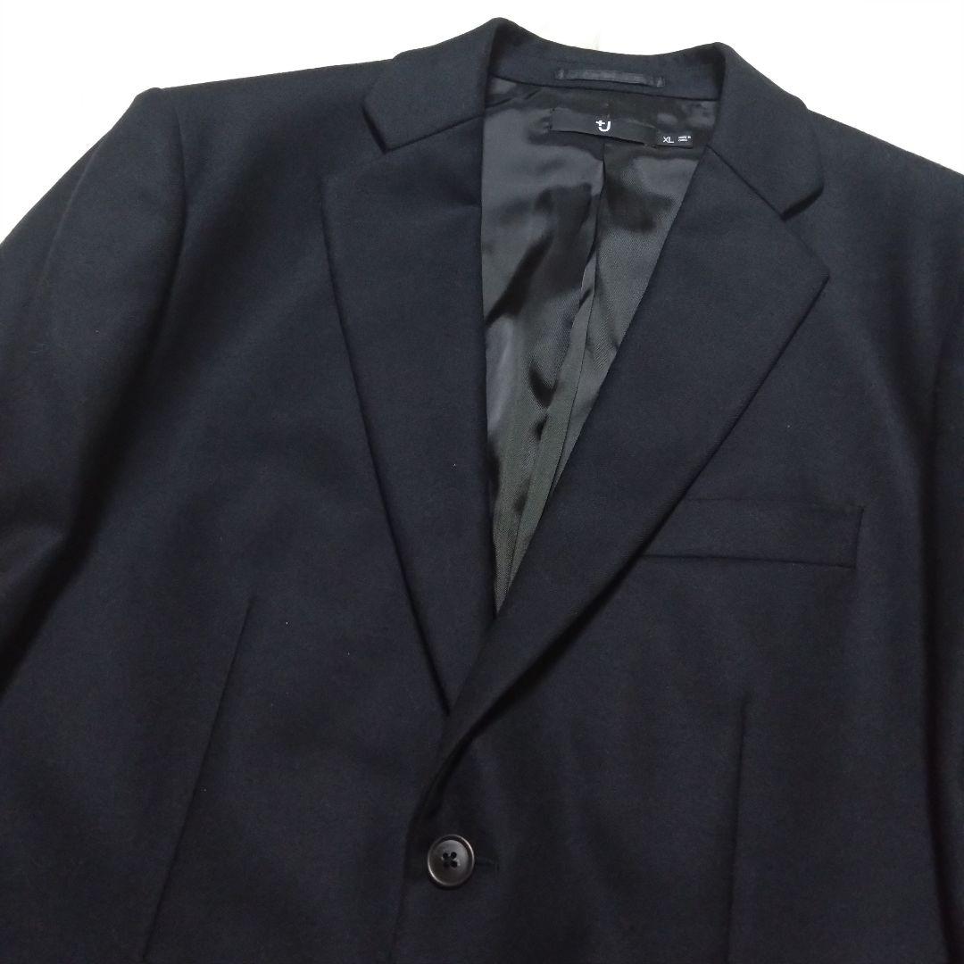 美品 ユニクロ ＋J ジルサンダー スーツ セットアップ ウール ブラック XL