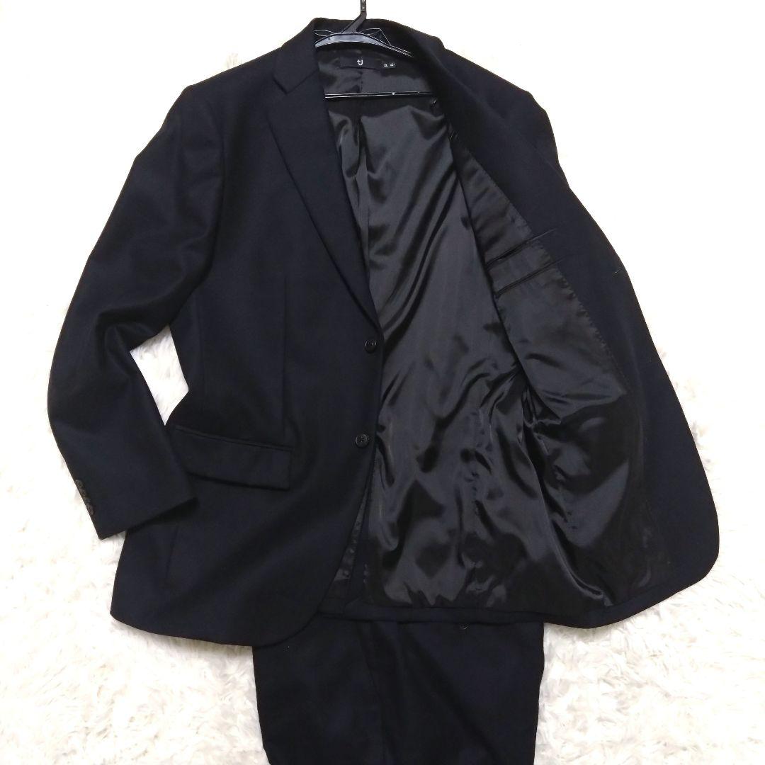 美品 ユニクロ ＋J ジルサンダー スーツ セットアップ ウール ブラック XL