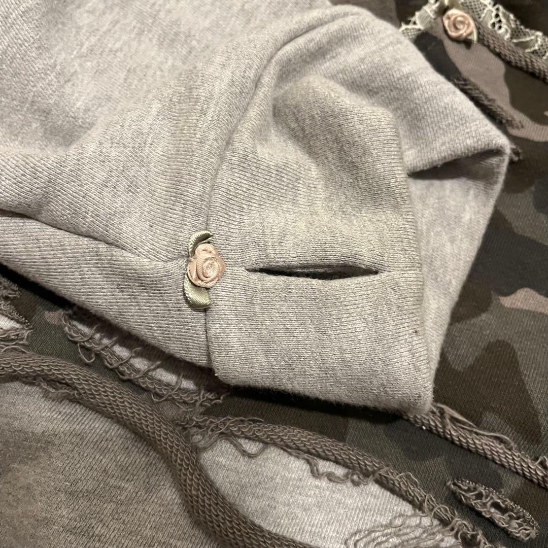 neith. tokyo 迷彩柄 フード付きパーカー　ダブルジップ　完売品