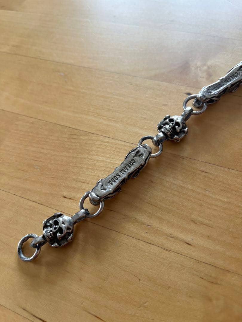 【激レア】CREAM SODA ウォレットチェーン　ドクロ　クリームソーダ