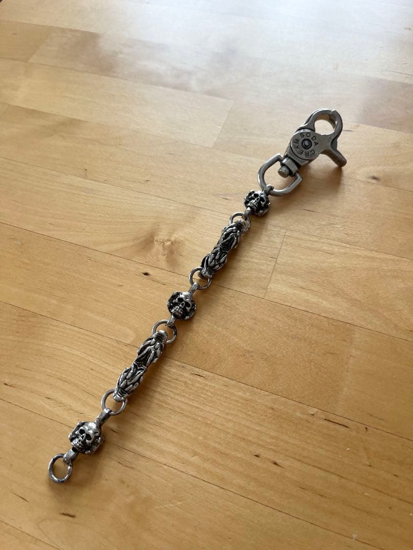 【激レア】CREAM SODA ウォレットチェーン　ドクロ　クリームソーダ