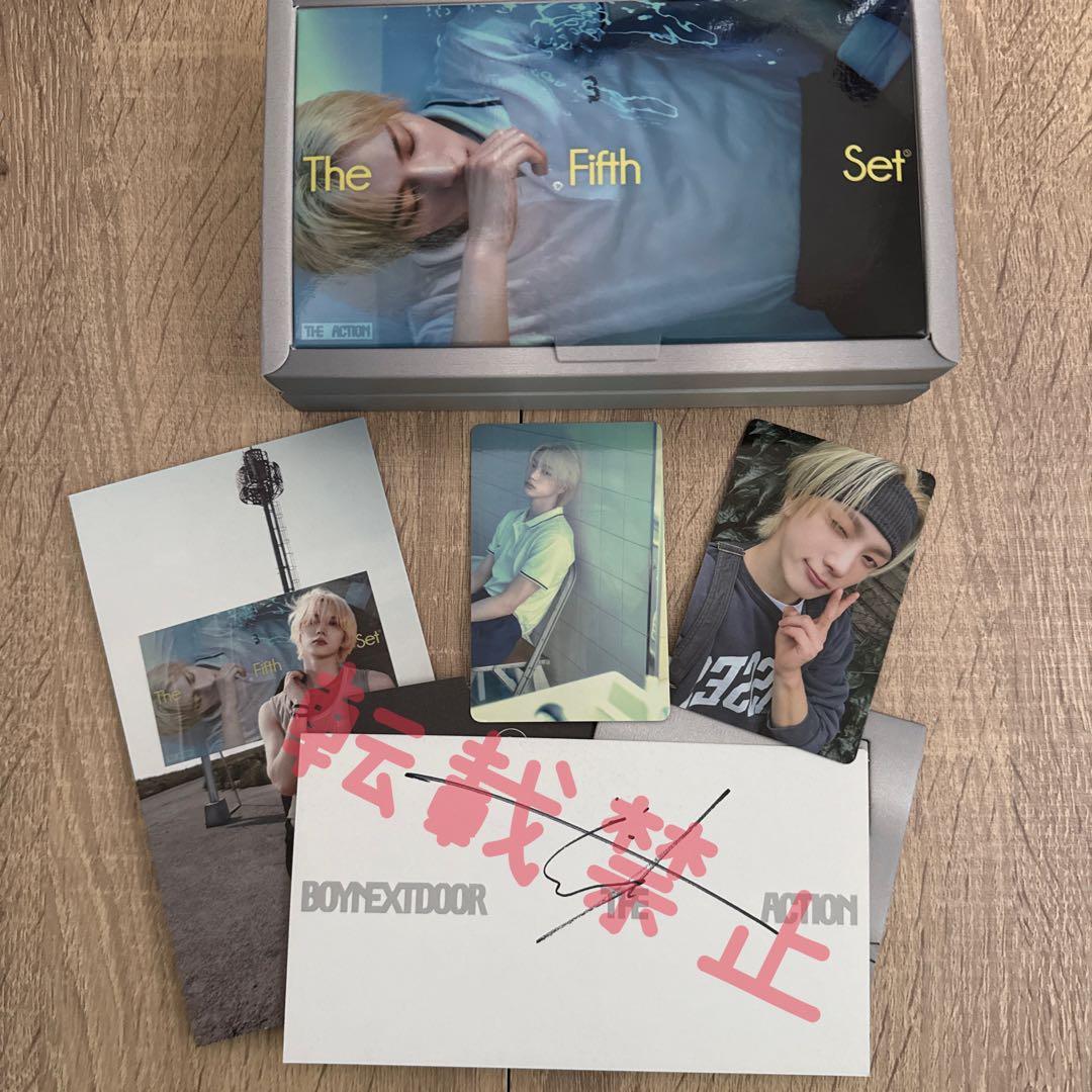 BOYNEXTDOOR ボネクド The Action アメリカ サイン ソンホ