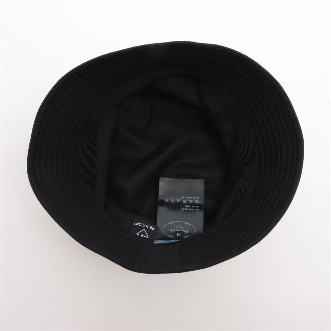 激安✨プラダ　ハットナイロンブラック　Mサイズ　バケハ1HC137