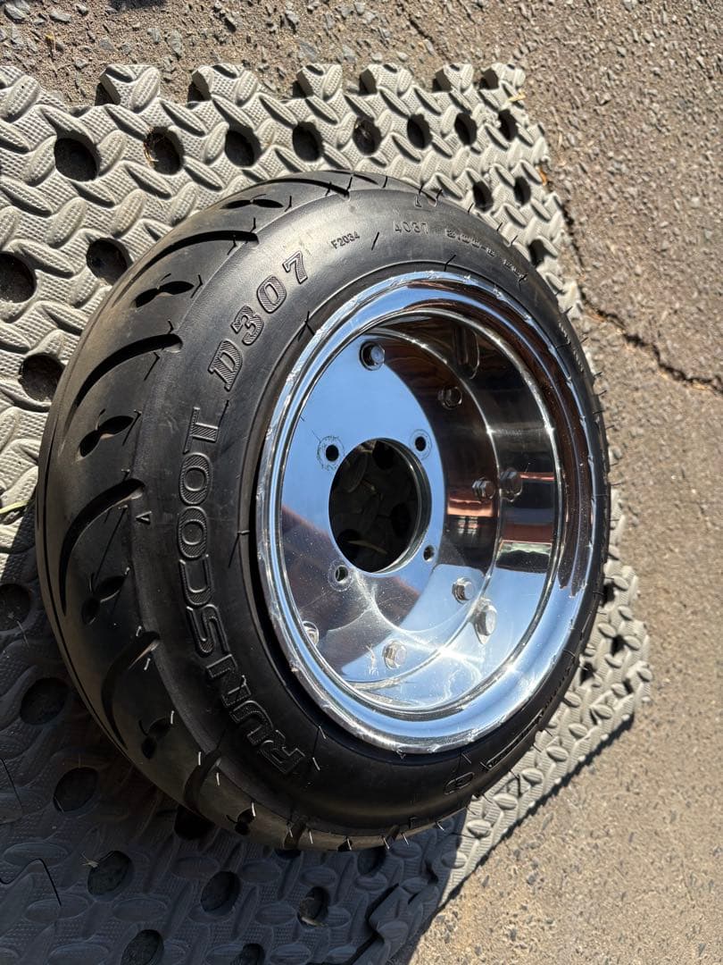 12月16日まで値引モンキー　ケップスピード4jホイールスペーサー6mmタイヤ付