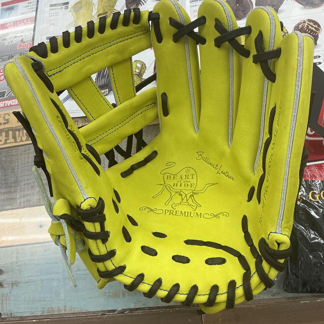 ローリングスHOHプレミアム硬式内野手用グローブ　湯もみ型付けサービス